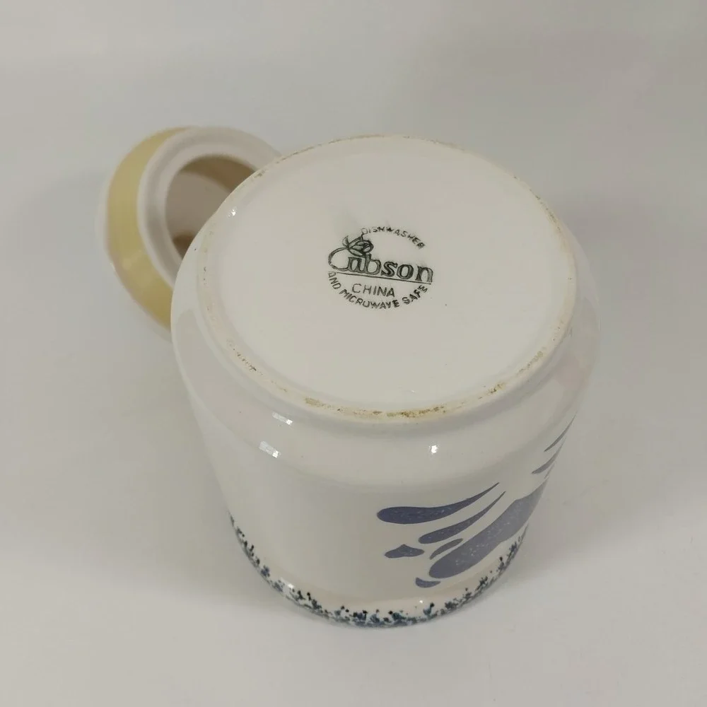 Blue Sponge Heart‎ Jar Canister 8